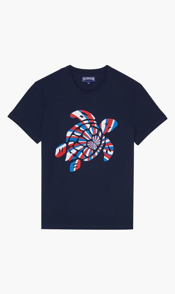 Embroidered Turtle T Shirt