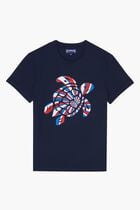 Embroidered Turtle T Shirt