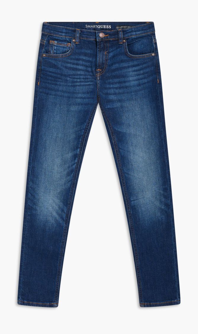 DENIM SKINNY PANTS_C - ECO CARRY SS INDACO