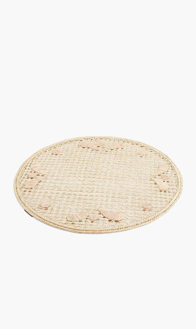 Iraca Round Table Mat