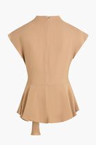 FLUID SHORT SLEEVE KNOT BLOUSE FLUID SHORT SLEEVE KNOT BLOUSE