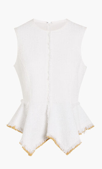 COTTON TWEED TOP