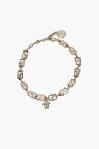 BRACELET CHUNKY LOGO LETTERS SILVER