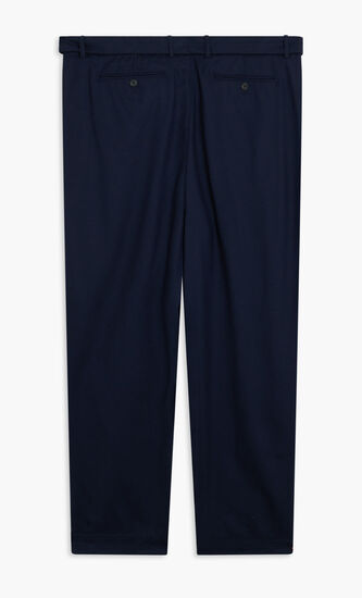 FLANNEL BELTED TROUSER
