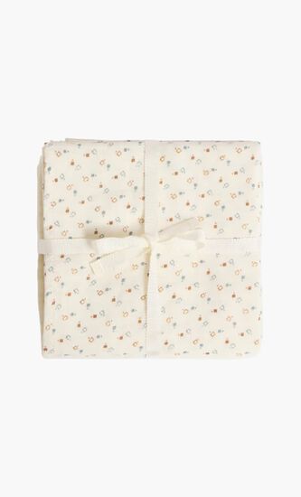 Set of plain cotton swaddles