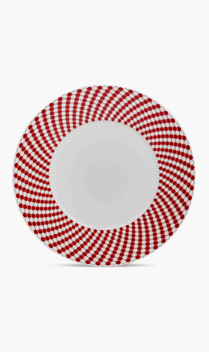 Madison 6 Dessert Plate Round Red 21cm