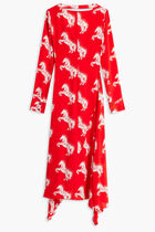 PIXEL HORSES LONG DRESS