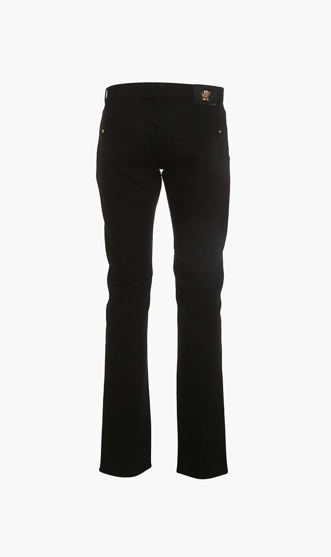 DENIM/JEANS PANTS RINSED STRETCH ECO DENIM BLACK/WHITE