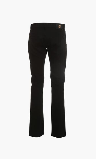 DENIM/JEANS PANTS RINSED STRETCH ECO DENIM BLACK/WHITE