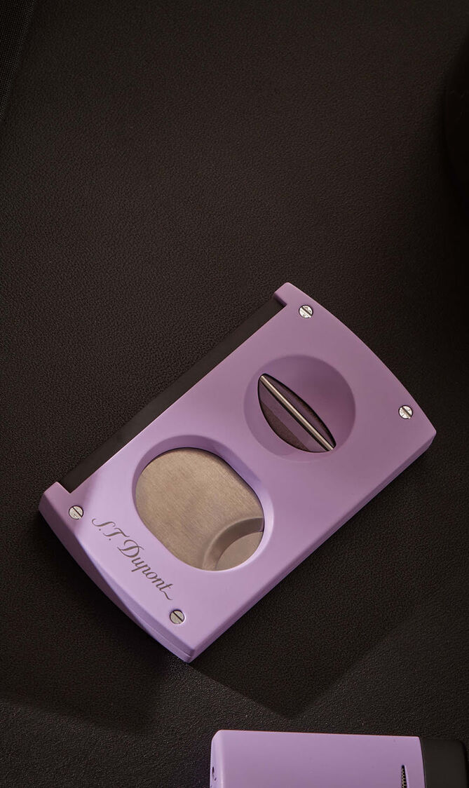 Double Blade Cigar Cutter Lilac