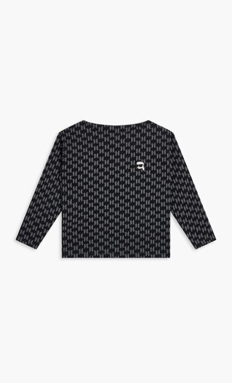 JACQUARD LOGO SWEATSHIRT