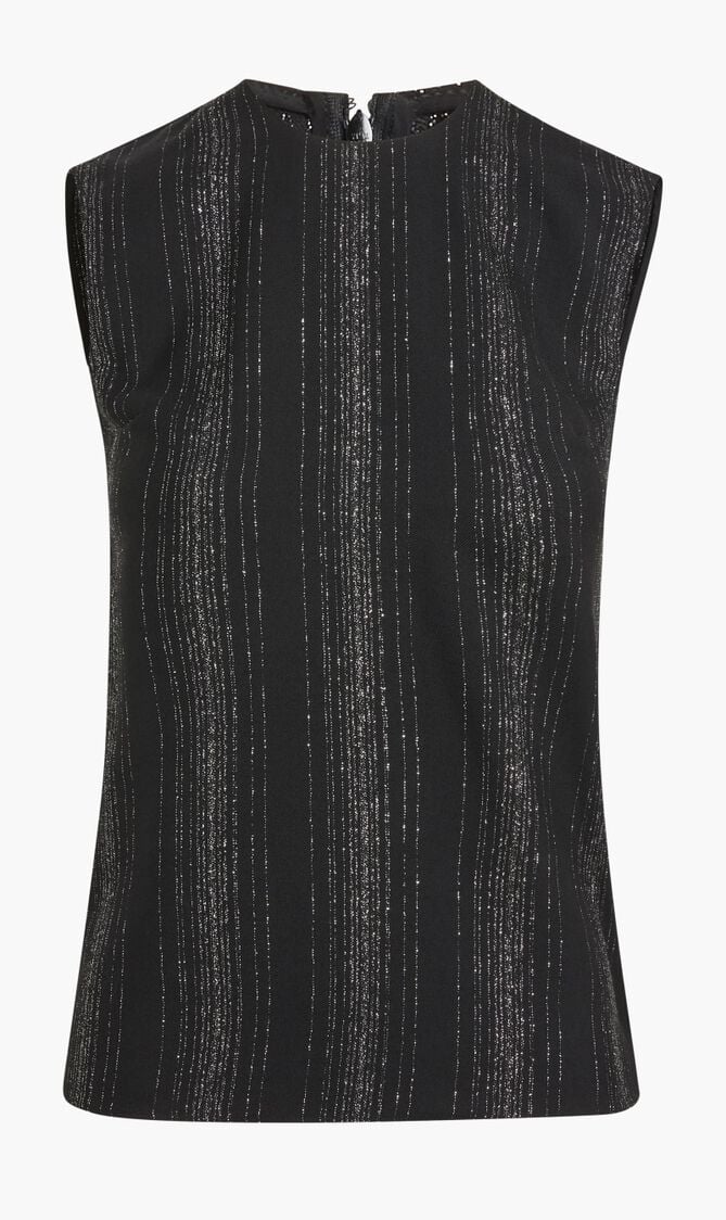 SLEEVELESS CREW TOP