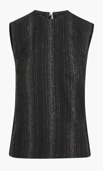 SLEEVELESS CREW TOP