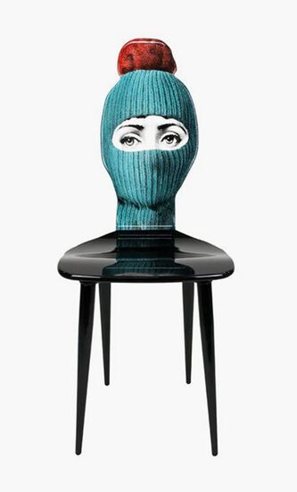 FST CHAIR LUX GSTAAD TURQUOISEPONPON RED