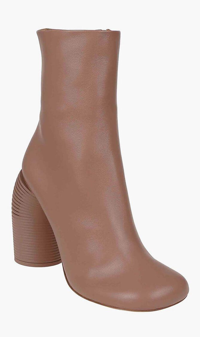 TONAL SPRING ANKLE BOOT NUDE NUDE