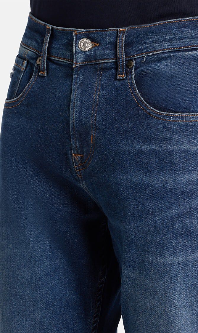 Mid Waist Slim Jeans