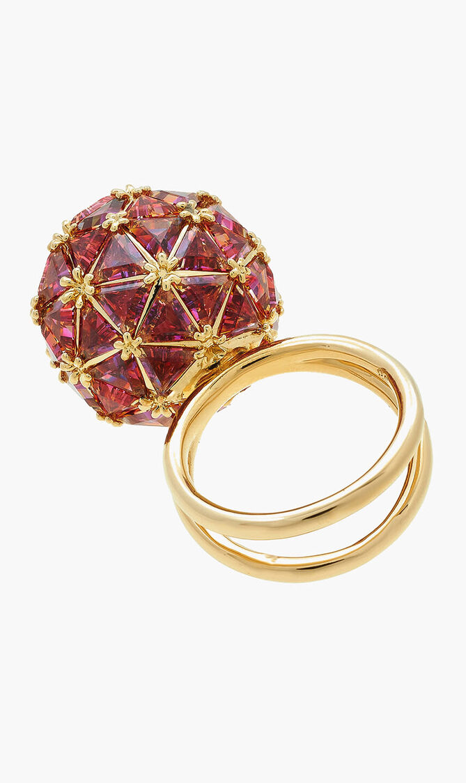 Curiosa Round Cocktail Ring