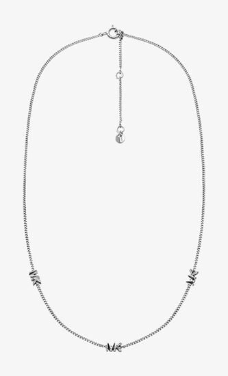 Precious Metal Logo Necklace