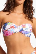 Under The Sea Twist Bandeau Bikini Top