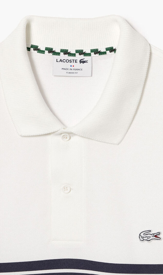 SHORT SLEEVED RIBBED COLLAR SHIRT