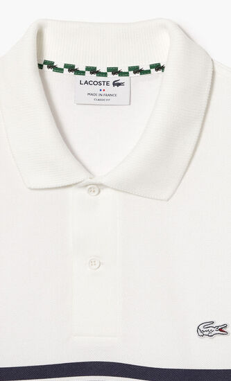 SHORT SLEEVED RIBBED COLLAR SHIRT