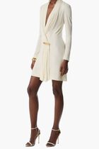 V-Neck Long Sleeve Cocktail Dress