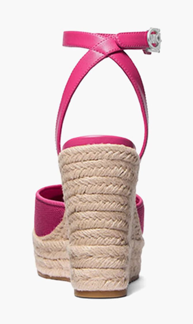Larissa Cotton Canvas Espadrille Wedge