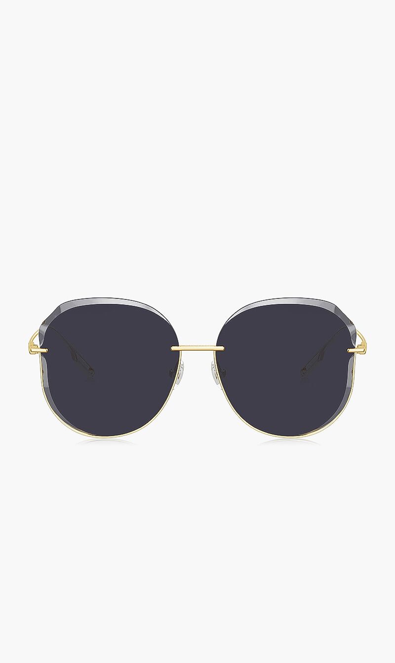 Half rim aviator sunglasses hot sale