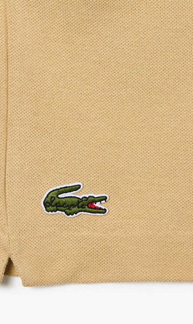 Embroidered Patent Cotton Polo Shirt