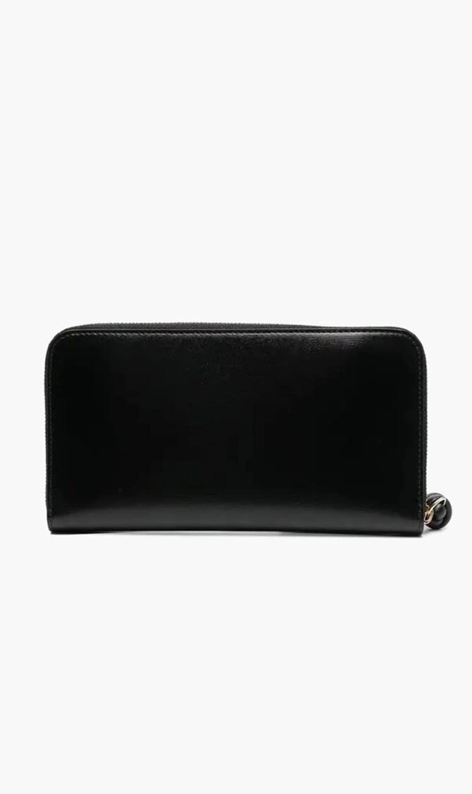 Knot-Detail Leather Purse