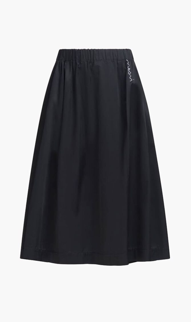 Taffeta Wide Skirt