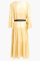 Metallic Tied Waist Dress