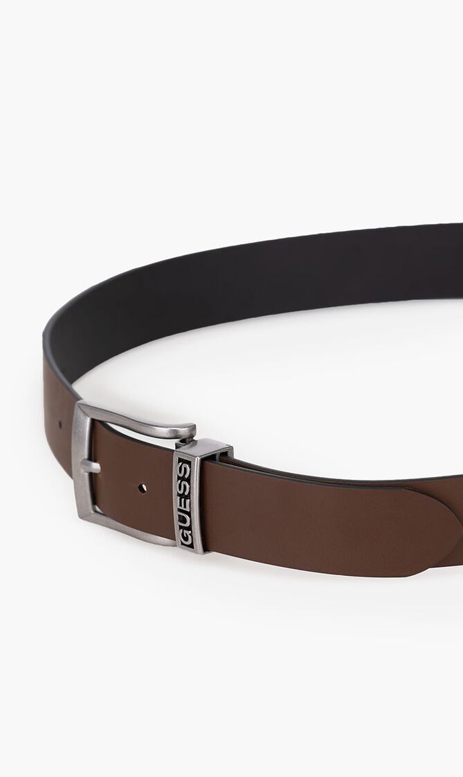 Reversible Belt With Two Buckles