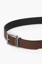 Reversible Belt With Two Buckles