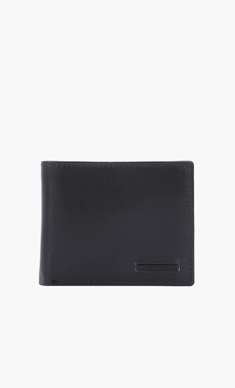 Engraved Logo Bi-Fold Wallet