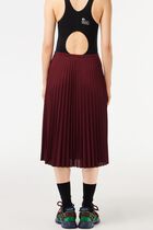 Elasticised Waist Flowing Pleated Skirt