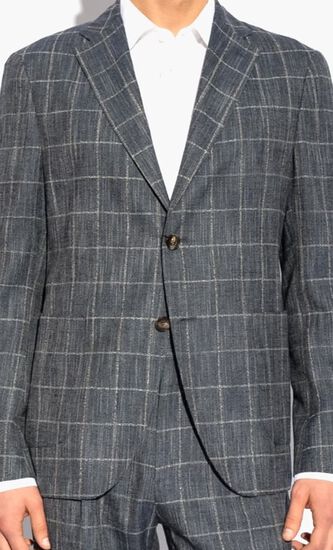 Checked Blazer
