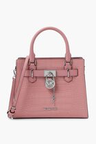 Textured Leather Crossbody Bag