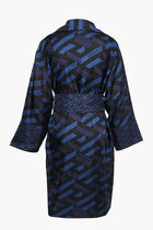 Geometric Print Silk Robe Geometric Print Silk Robe