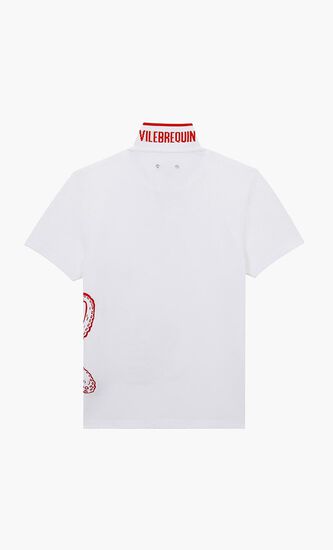 Printed Octopus Polo