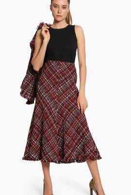 Tweed A-Line Skirt