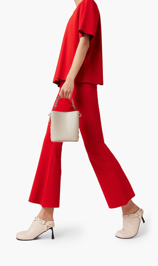 Mid Rise Flared Pants
