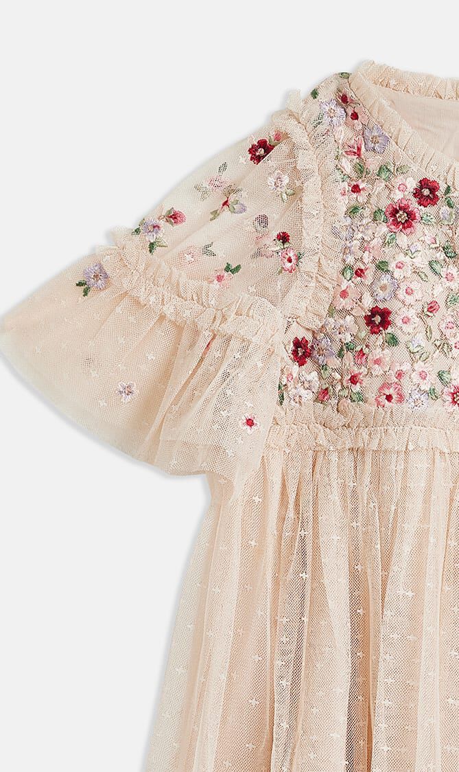 LUNARIA WREATH BODICE KIDS DRESS