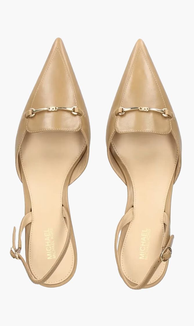 Lena Leather Slingback Pump