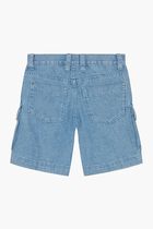 Denim Cargo Shorts