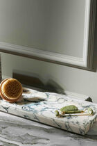 Cream Carrara Lacquer Bathroom Tray