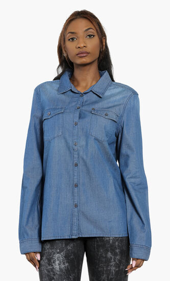 Cotton Denim Shirt