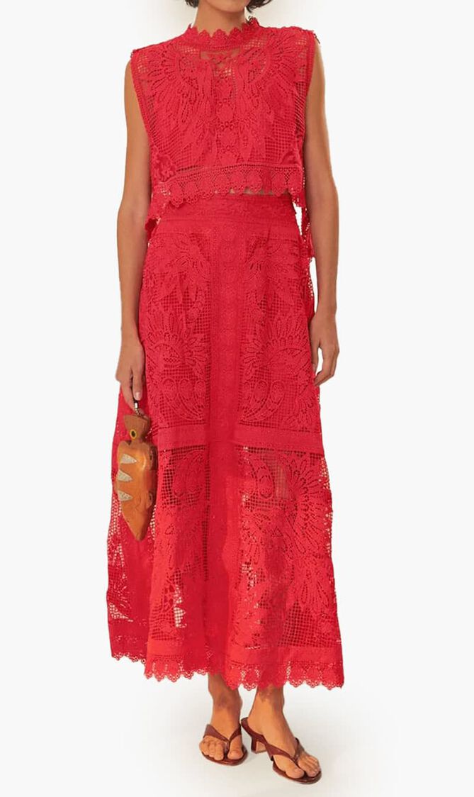 Toucan Guipure Sleeveless Top