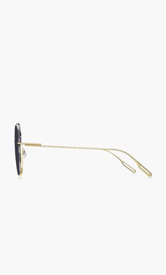 Half Rim Aviator Sunglasses