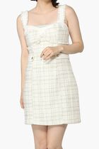 Clarissa Metallic Tweed Dress